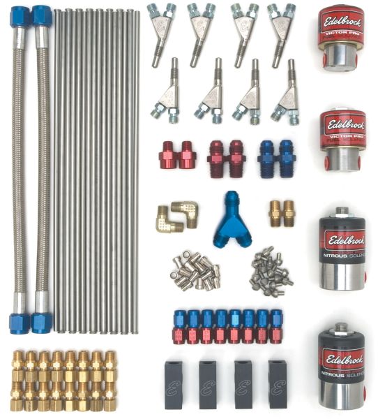 Edelbrock 71841 - Edelbrock Victor V8 Direct Port Kit
