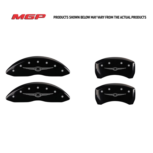 32004SCW1BK MGP Caliper Covers Black Disc Brake Caliper Cover main image