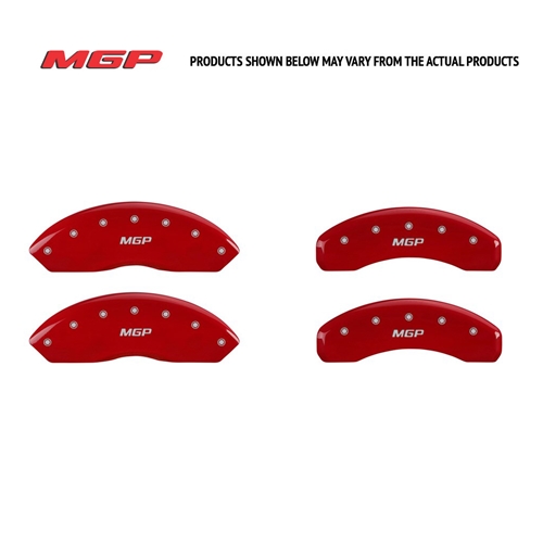 32021SMGPRD MGP Caliper Covers Red Disc Brake Caliper Cover main image