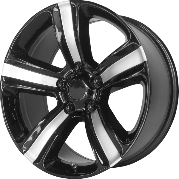 155BS-298518 OE CREATION Wheels PR155 - Gloss Black with Machined Accents main image