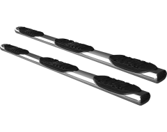 U-Guard 5 in. Widestep Oval Wheel To Wheel Side Step Bars - Stainless Steel