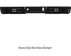 Iron Cross Heavy Duty Base Series Rear Bumper - Black Textured Powder Coated