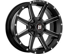 Ballistic Wheels 956 Razorback Series - Gloss painted - Milled accents