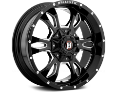 Ballistic Wheels 957 Mace Series - Gloss painted - Milled accents