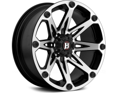 Ballistic Wheels 814 Jester Series - Painted Matte - Machined Face