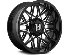 Ballistic Wheels 819 Spider Series - Gloss painted - Milled Windows