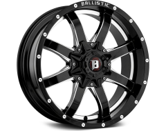 Ballistic Wheels 955 Anvil Series - Gloss painted - Milled accents