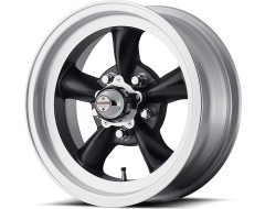 American Racing Wheels VN105 TORQ THRUST D - Satin Black - Machined lip