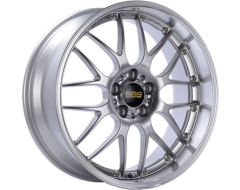 BBS RSGT Series Wheels - Diamond silver painted center, diamond-cut rim, clear protective top coat.
