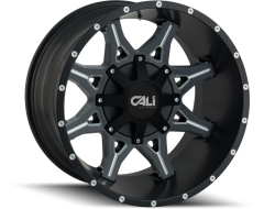 Cali Off-Road OBNOXIOUS 9107 Series Wheels - satin black with milled spokes
