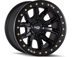 Dirty Life Wheels DT-1 9303 Series - Matte Black - Simulated beadlock ring