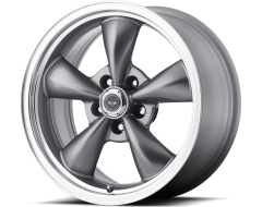 American Racing Wheels AR105 TORQ THRUST M - Anthracite - Machined lip