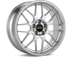 BBS RGR Series Wheels - Sport silver painted center, diamond-cut rim, clear protective top coat.