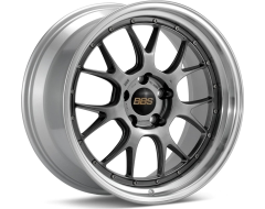BBS LMR Series Wheels - Diamond black painted center, diamond-cut rim, clear protective top coat.
