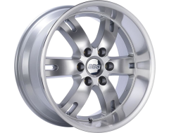 BBS RDT Series Wheels - Diamond silver painted center, diamond-cut rim, clear protective top coat.