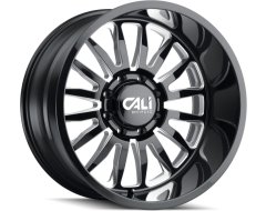 Cali Off-Road SUMMIT 9110 Series Wheels - gloss black with milled spokes