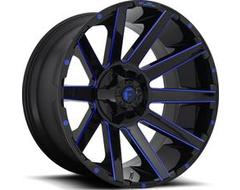 Fuel Off-Road Wheels D644 CONTRA - Gloss Black - Blue tinted clear