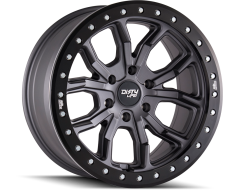 Dirty Life Wheels DT-1 9303 Series - Matte Gunmetal - Black simulated ring