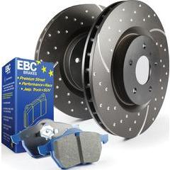 EBC Brakes Stage 6 Brake Kit - Bluestuff NDX Pads and Black GD Rotors