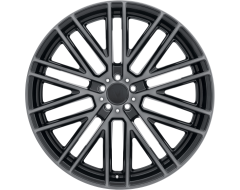Mandrus Wheels MASCHE - Semi Gloss Black - Mirror cut face and translucent clear