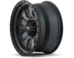 Dirty Life Wheels IRONMAN 9300 Series - Matte Black - Black BeadLock