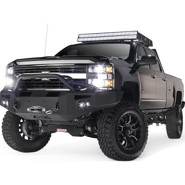 FabFours Premium Heavy Duty Winch Front Bumper