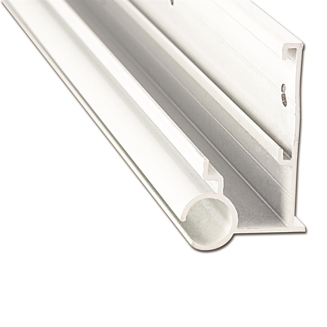 AP Products 16" Polar White Aluminum Insert Gutter/Awning Rail - For RV