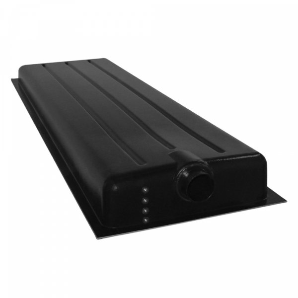 Icon Technologies® 12425 - HT192A-ED 28 gal. Center End Drain Waste Holding Tank with 3" Spigot and 4-Level Sensors (70"L x 24"W x 6-1/2"H) - For RV