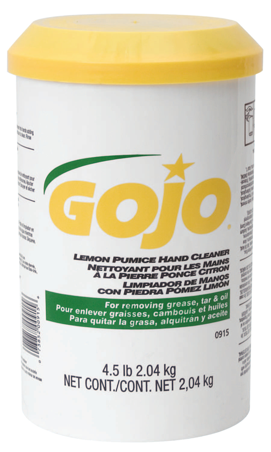 GOJO 0915-06 LEMON CREM HAND W/ PUMICE