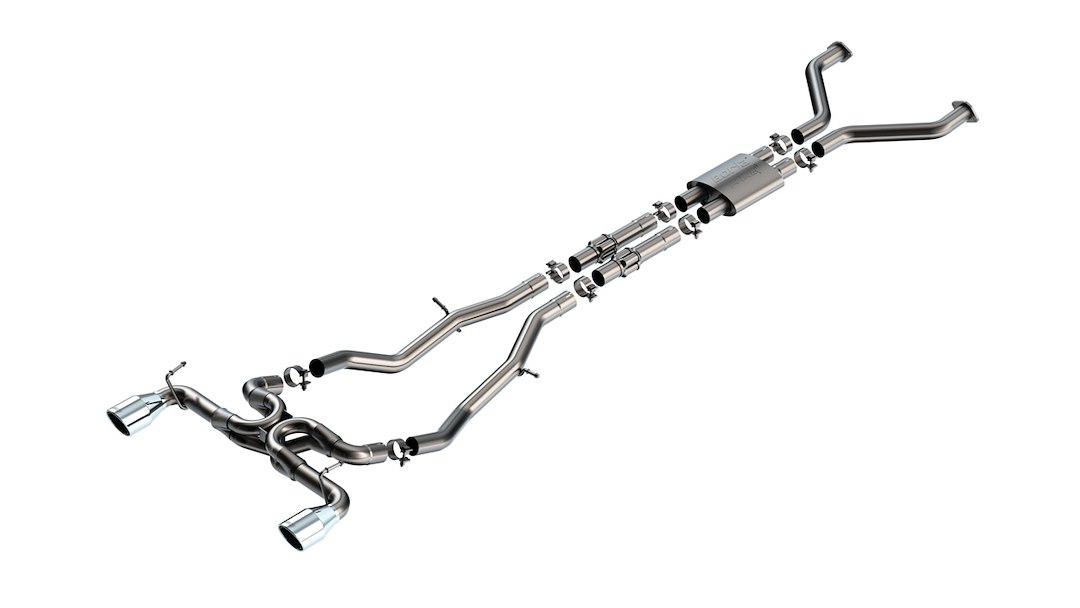 Borla 23-24 Nissan Z 2.5In Atak Cat Back Exhaust 4.5In Tip - Stainless Steel 140930