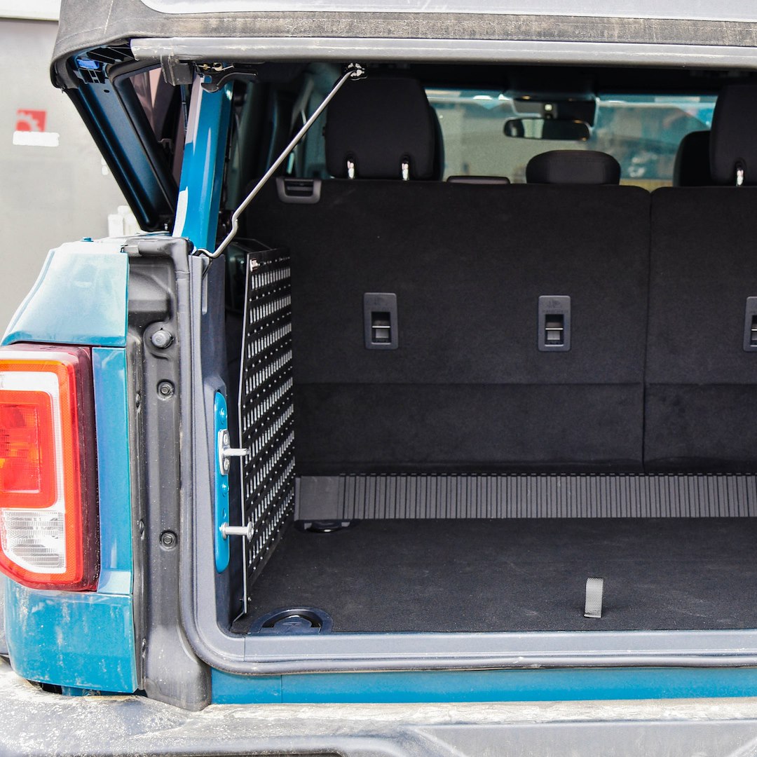 Builtright Industries 2021+ Ford Bronco 4Dr Molle Compatible Cargo Panel - Full Kit 102606
