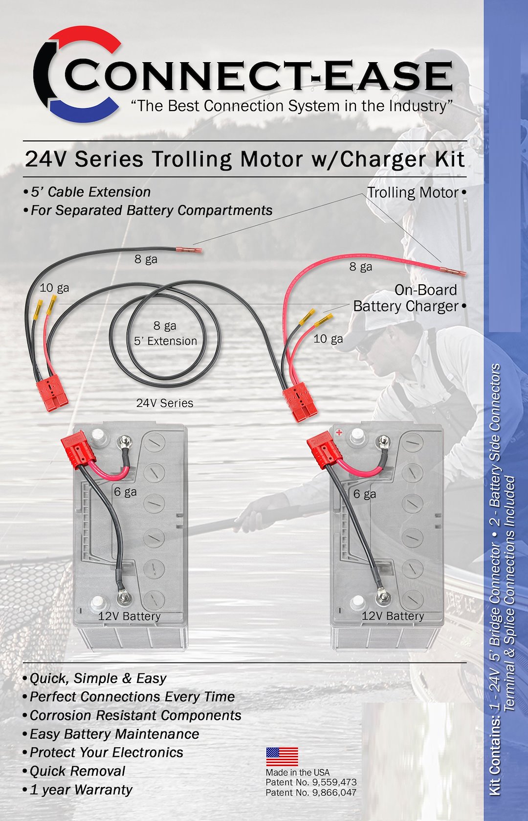 Connect-Ease Stretch Series Battery Connection Harness Rce24Vb5Chk