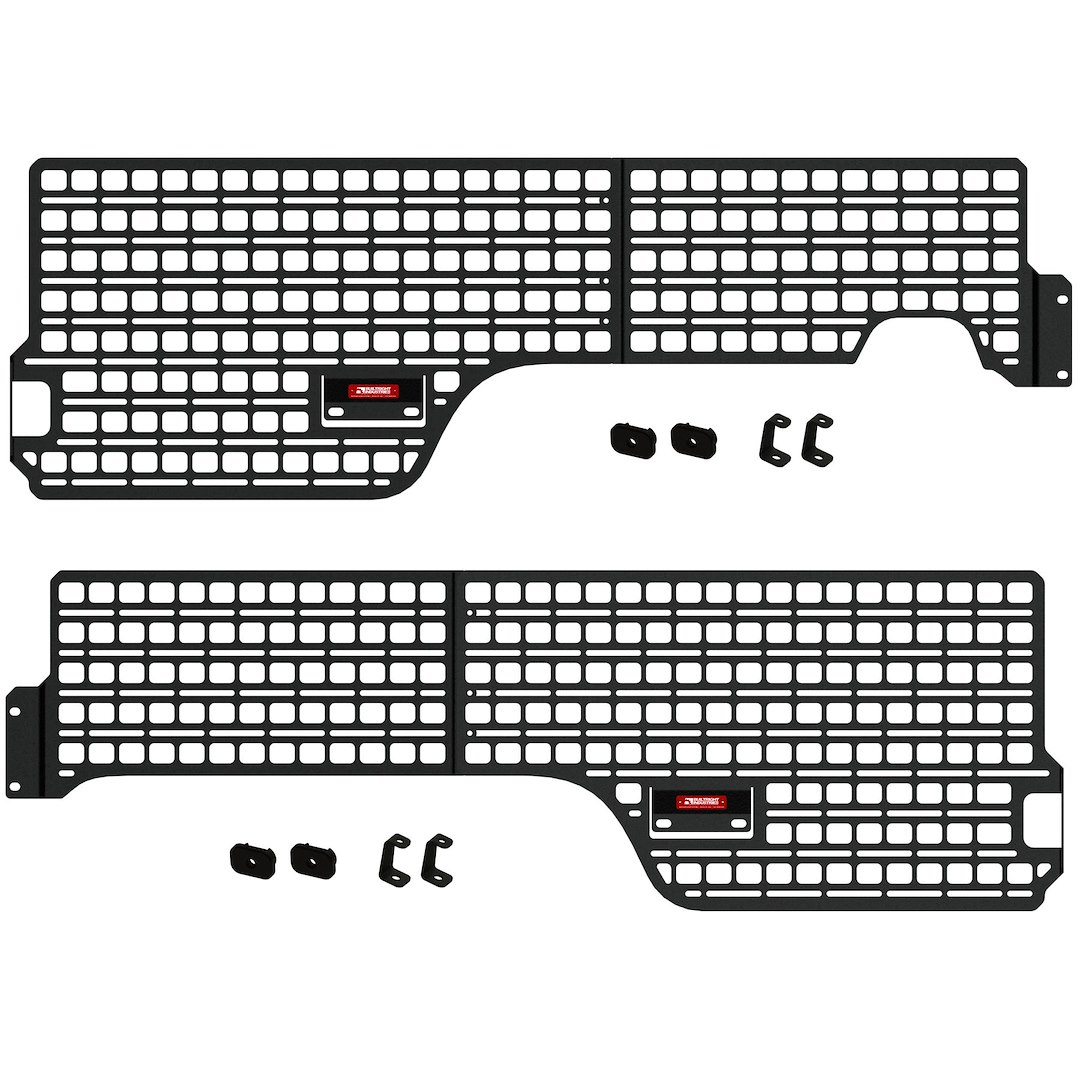Builtright Industries 2019+ Ford Ranger 6Ft Bed Full Bedside Rack - 4Pc Set 102402