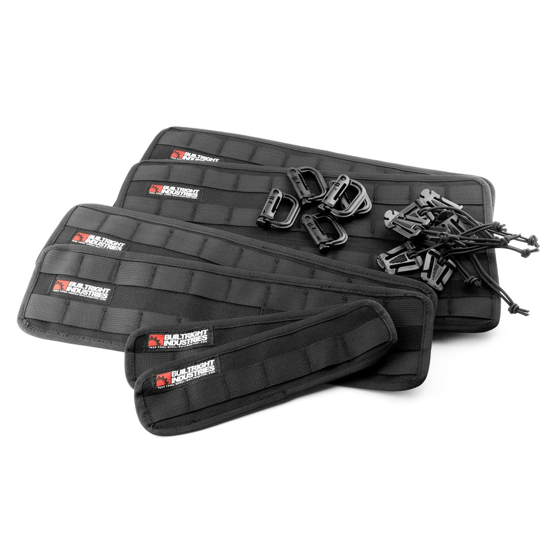 Builtright Industries 6Pc Tech Panel Kit - Black 105009