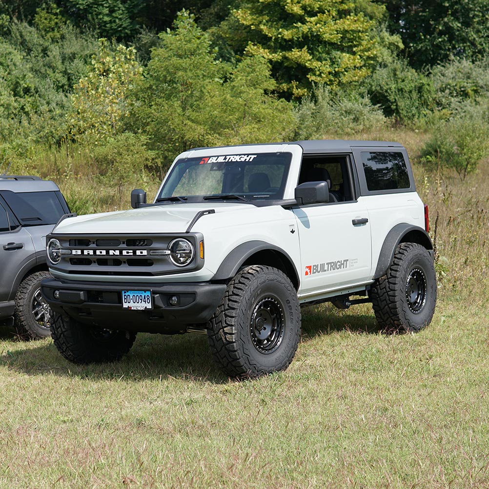 Builtright Industries 2021+ Ford Bronco W/Std Plastic Bumper License Plate Relocation Kit 106101