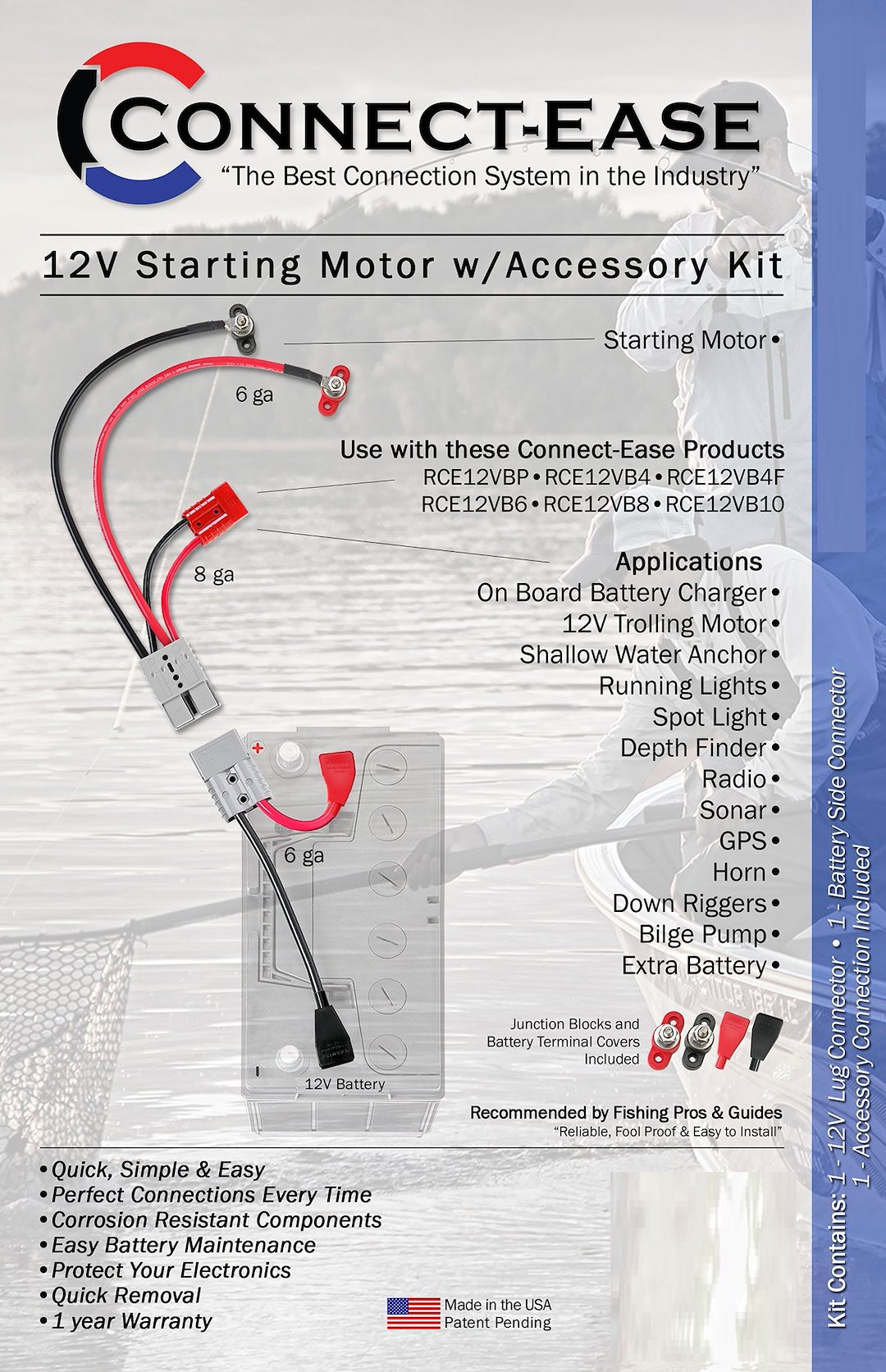 Connect-Ease Start 12 Pro Battery Connection Harness Rce12Vbm6Ck