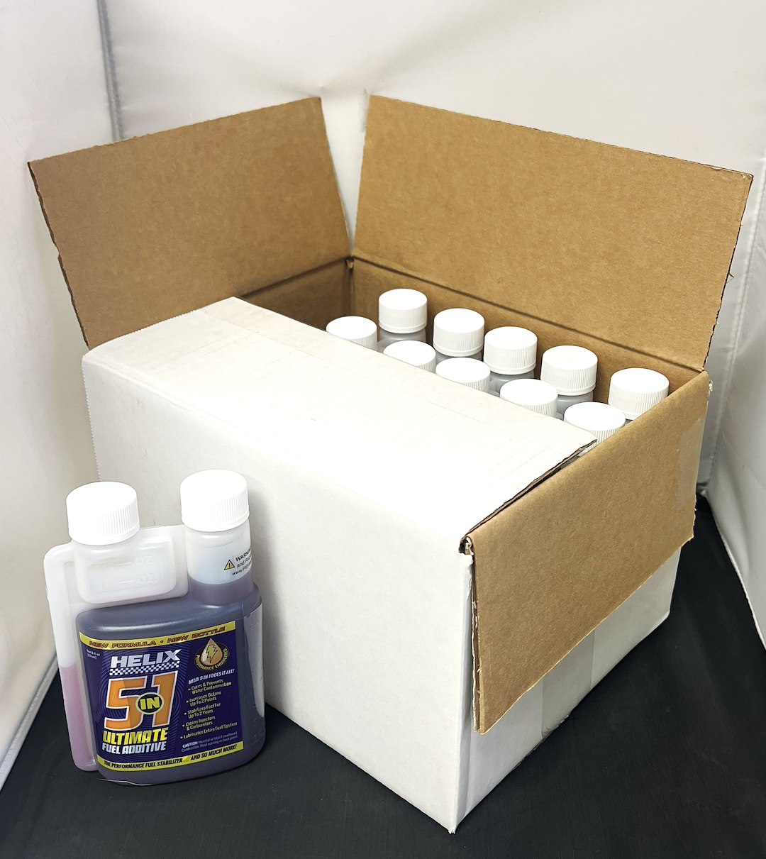 Helix Racing Products 5-In-1 Ultimate Fuel Additive Point Of Purchase Display 911-1212-C