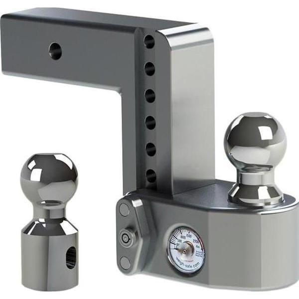 Weigh Safe Drop Hitch Adjustable Ball Mount for 2-1/2" Hitch
