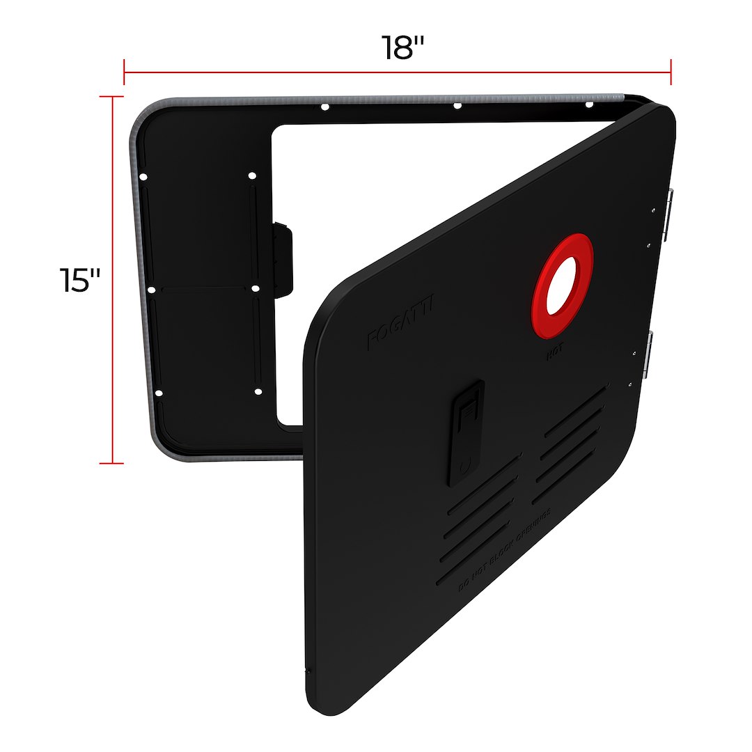 Fogatti Instashower Water Heater Access Door Fsbd-1518/Black