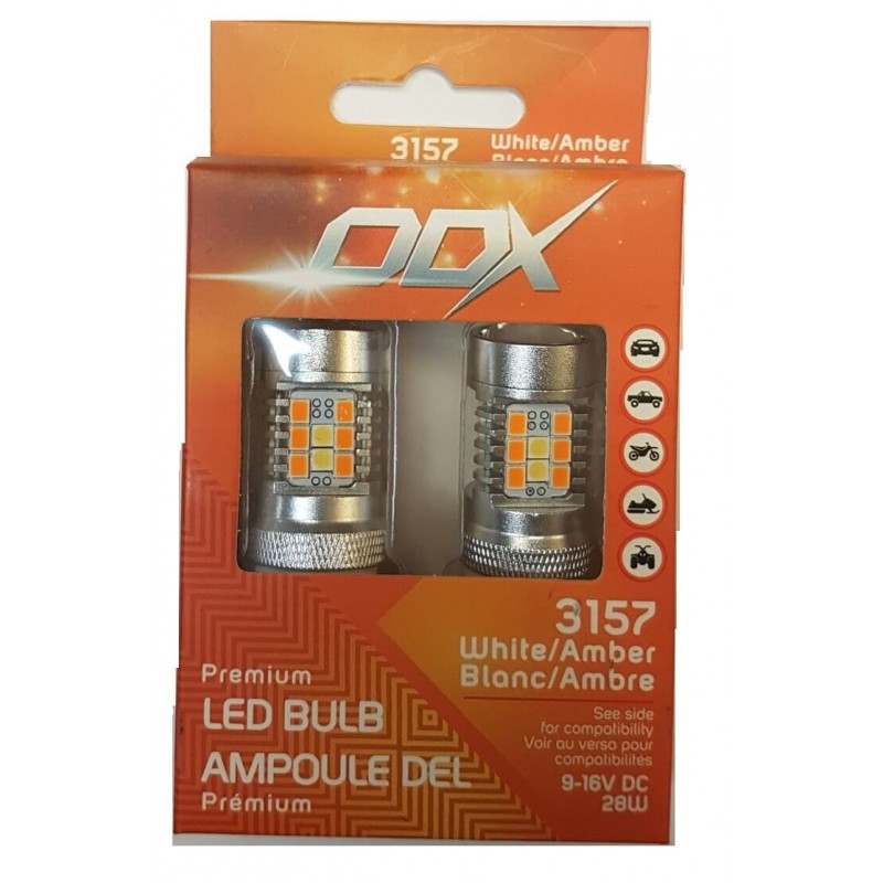 Odx Lighting Switchback Series Turn Signal Light Bulb - Led 3157Swb-A