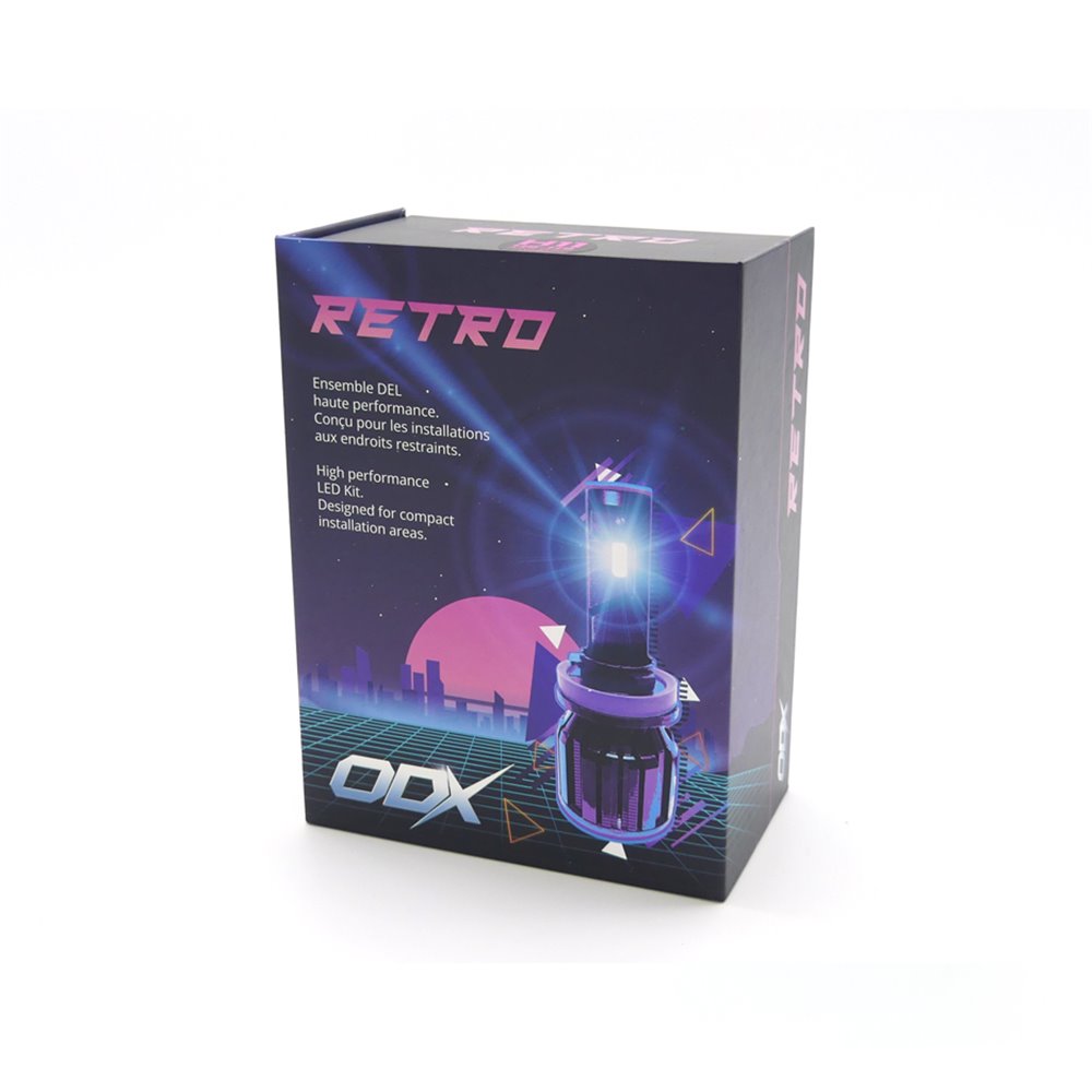 Odx Lighting Retro Series Headlight Bulb Ledretro-H4