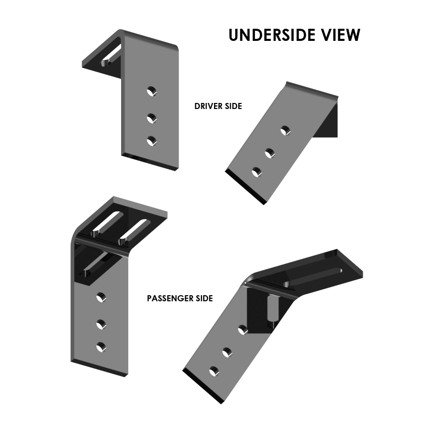 Pullrite Superrail Fifth Wheel Trailer Hitch Mount Kit 3340
