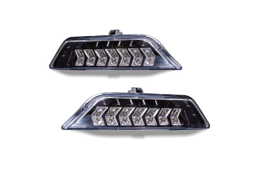 Winjet Clear Polycarbonate Lens Parking/ Turn Signal Light Assembly Ctswj-0640-Gbc-Sq