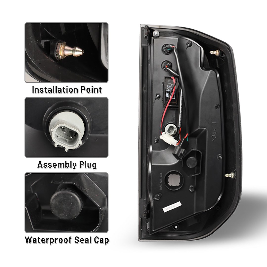 Winjet Led Tail Light Assembly Ctwj-0377-Gbc
