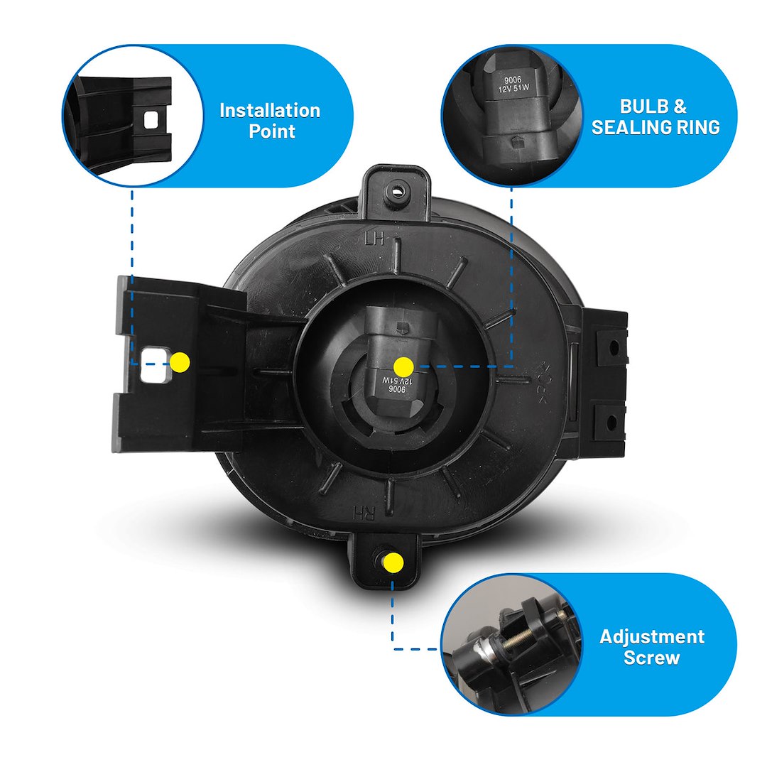 Winjet Halogen Bulb Driving/ Fog Light Cfwj-0523-C