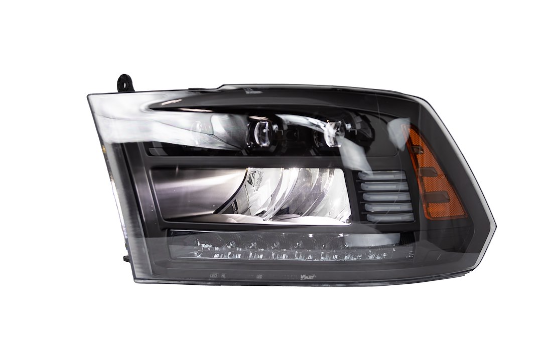 Winjet Renegade Led Bulb Headlight Assembly Chrng0675-B-Sq