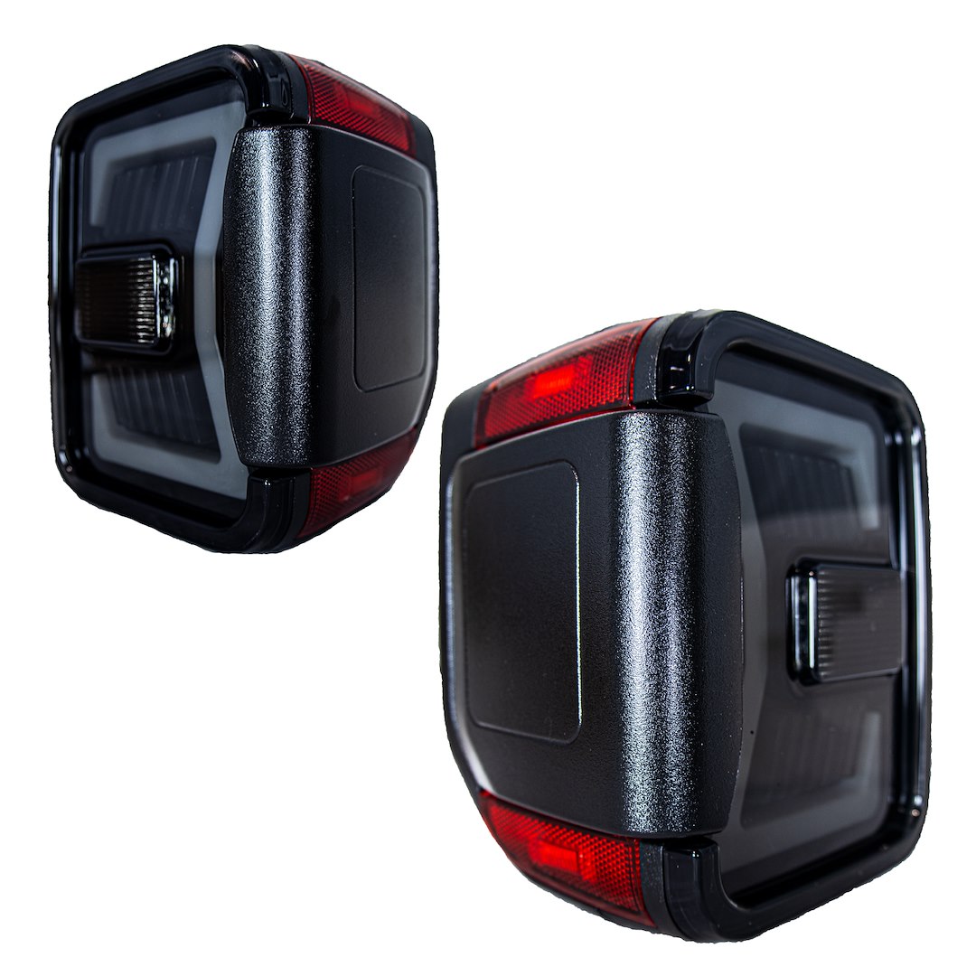 Winjet Renegade Led Tail Light Assembly Ctrng0668-Bs-Sq