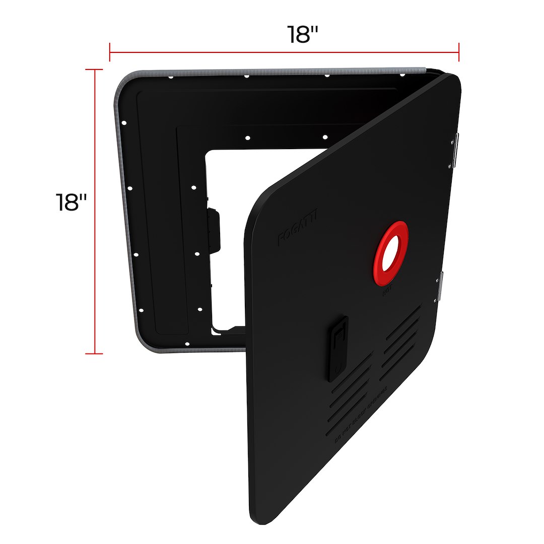 Fogatti Instashower Water Heater Access Door Fsbd-1818/Black