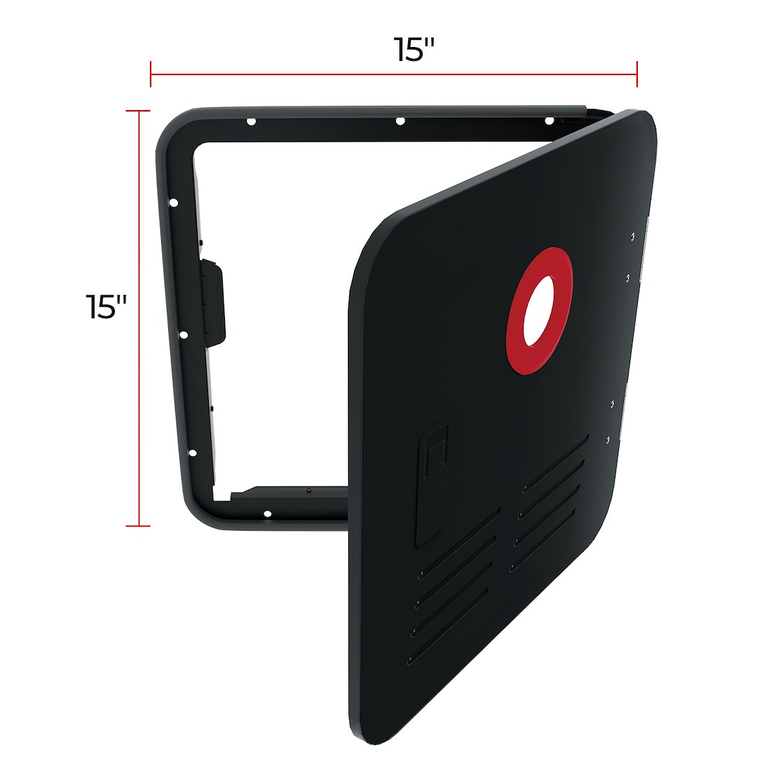 Fogatti Instashower Water Heater Access Door Fsbd-1515/Black