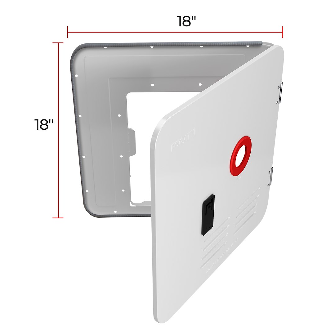 Fogatti Instashower Water Heater Access Door Fswd-1818/White